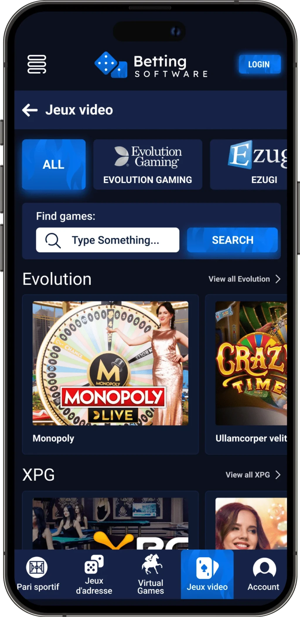 Blue Fuel design - mobile view